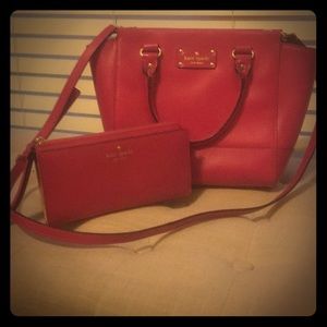 Kate spade hobo & wallet